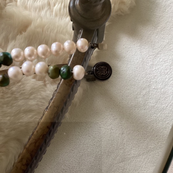 Pearl and Faceted Jade Necklace - Picture 2 of 2